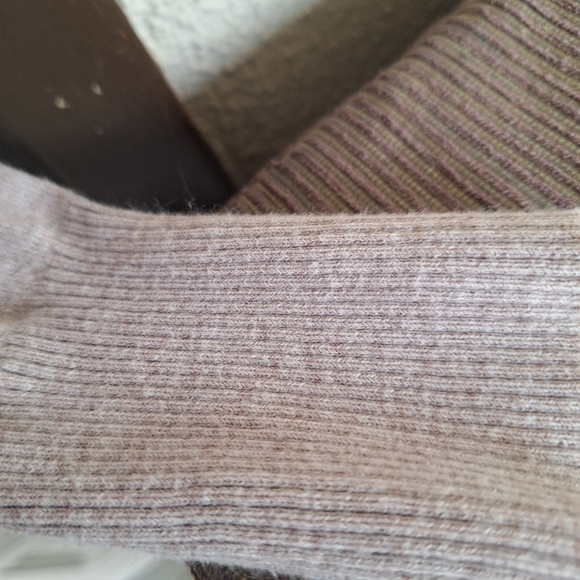 Express Sweater SzS/P Cream Stud Embellished Front Banded Cuff/Hem Cotton/Nylon - Picture 9 of 9